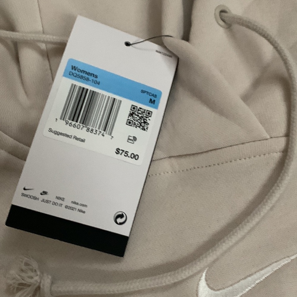 Cream Nike Phoenix Hoodie NWT - Picture 4 of 4
